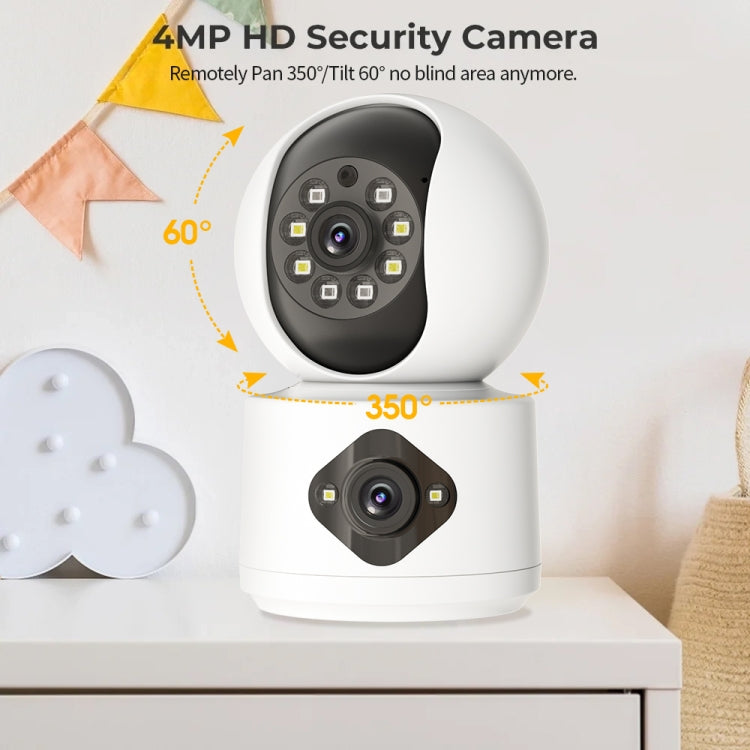 Y6204 4MP Zoom HD Indoor Waterproof Smart WiFi Camera