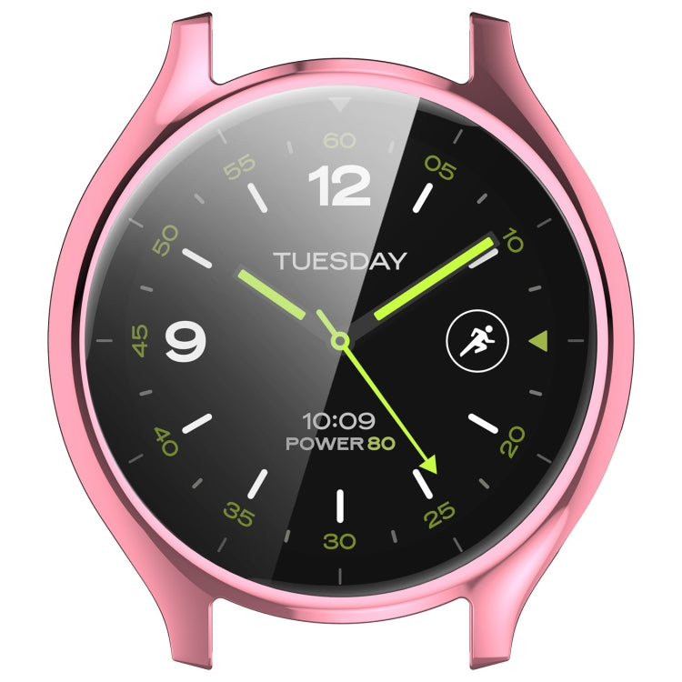 Full Coverage TPU Electroplated Watch Protective Case — For Xiaomi Watch 2