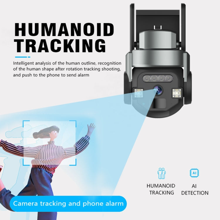 CF-Q812ES 5MP Two-way Voice Outdoor IP66 Waterproof WiFi Camera