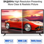 OZ 8K 60Hz 2 in 1 Out Two Ways HDMI Switcher