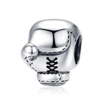 Sterling Silver S925 Boxing Set Beaded DIY Bracelet