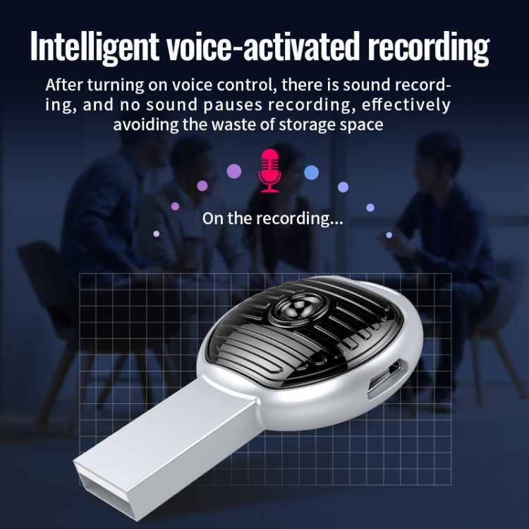 JNN S13 Zinc Alloy U-disk Voice Recorder