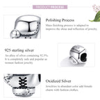 Sterling Silver S925 Boxing Set Beaded DIY Bracelet — view 2