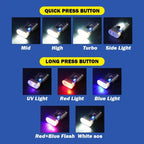 A11 Multi-function Mini Portable Light Dual LED Flashlight