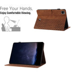 Building Blocks Embossed Leather Smart Tablet Case