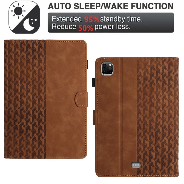 Building Blocks Embossed Leather Smart Tablet Case