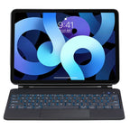 Touch Pad Bluetooth Keyboard Leather Tablet Cover