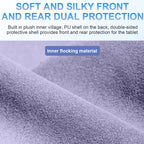 Touch Pad Bluetooth Keyboard Leather Tablet Cover