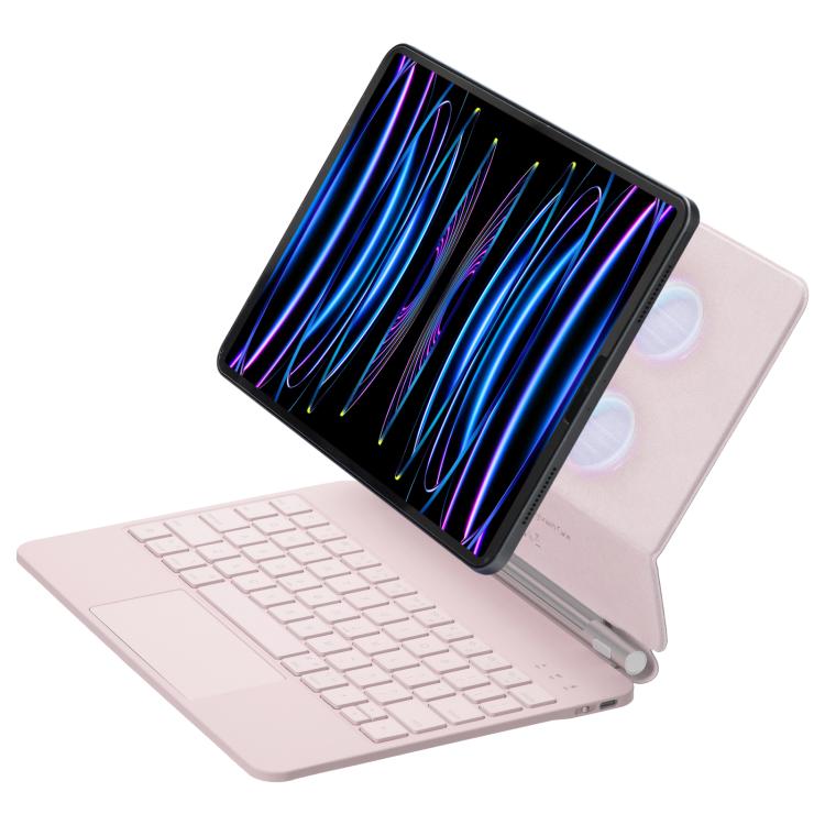 Touch Pad Bluetooth Keyboard Leather Tablet Cover
