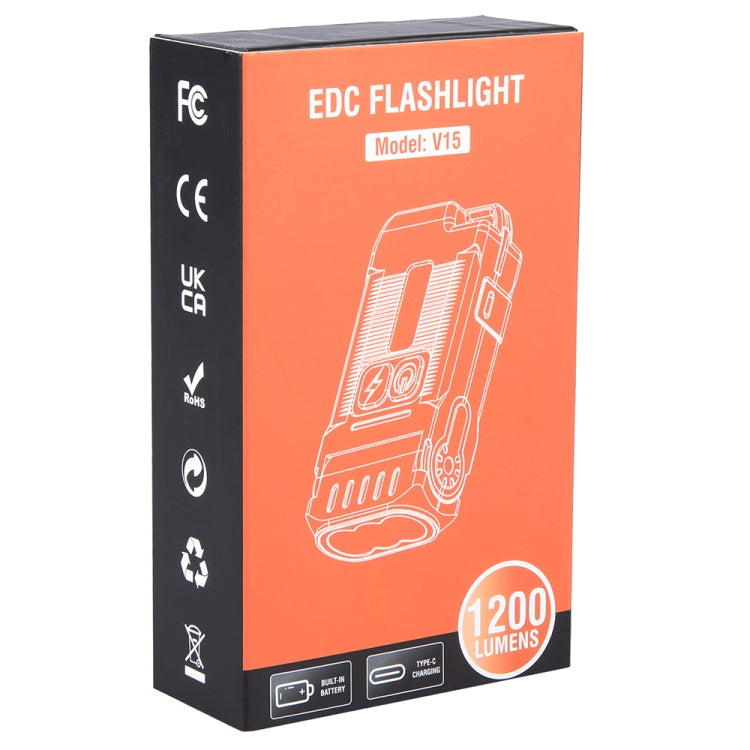 V15 EDC Flashlight Multi-function Work Light