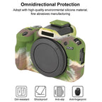 Litchi Texture Soft Silicone Protective Case — Camouflage