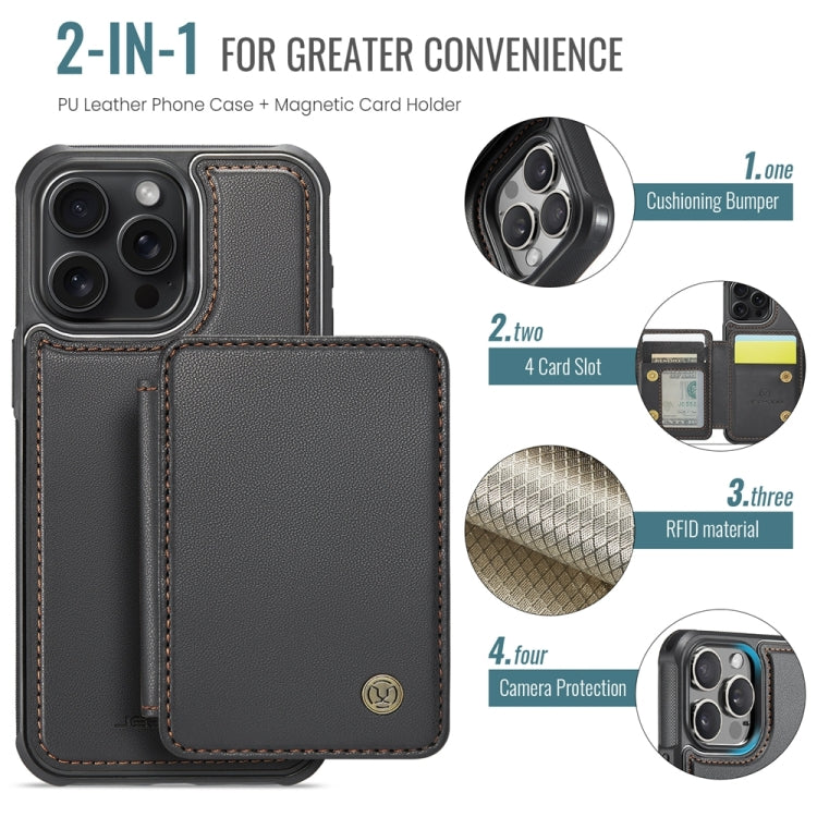 JEEHOOD J05 Business Magnetic Style RFID Leather Phone Case