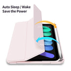 DUX DUCIS TOBY Series Antiskid Leather Tablet Case with Sleep / Wake-up Function