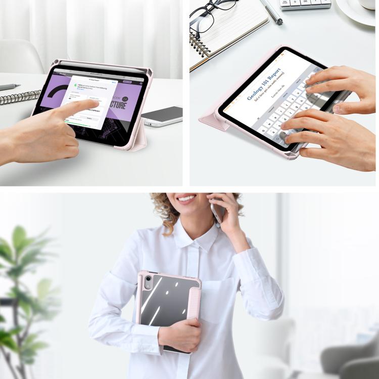 DUX DUCIS TOBY Series Antiskid Leather Tablet Case with Sleep / Wake-up Function
