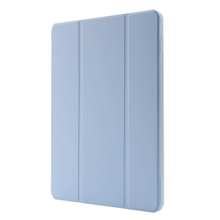 Skin Feel Tri-fold Leather Tablet Case with Pen Slot