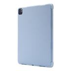 Skin Feel Tri-fold Leather Tablet Case with Pen Slot