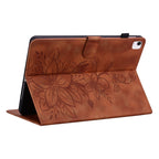 Lily Embossed Leather Smart Tablet Case