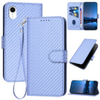 YX0070 Carbon Fiber Buckle Leather Phone Case with Lanyard — view 51