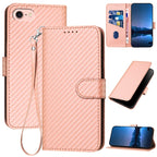YX0070 Carbon Fiber Buckle Leather Phone Case with Lanyard — view 21