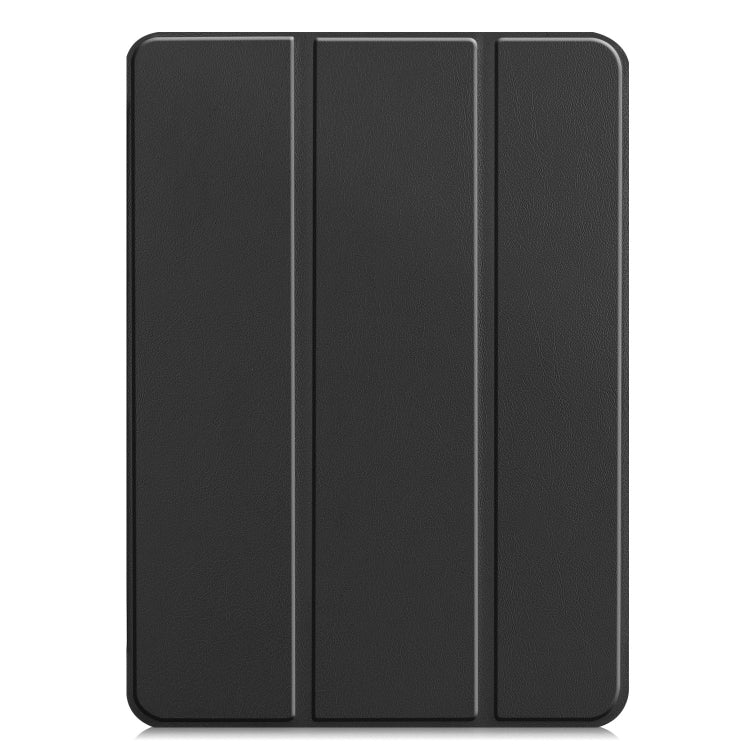 Custer Pure Color 3-Fold Holder Smart Leather Tablet Case