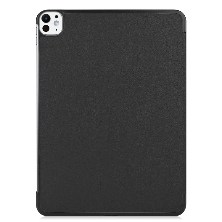 Custer Pure Color 3-Fold Holder Smart Leather Tablet Case