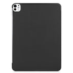 Custer Pure Color 3-Fold Holder Smart Leather Tablet Case