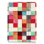 Custer Painted 3-Fold Holder Smart Leather Tablet Case