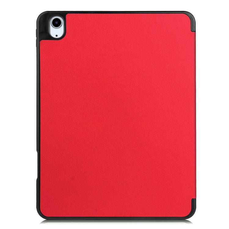 Custer TPU Pure Color 3-Fold Holder Smart Leather Tablet Case