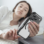 Carbon Fiber Texture MagSafe Translucent Phone Case