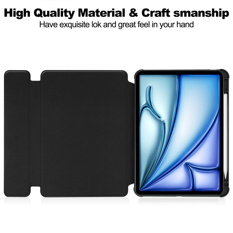 Transparent Rotation Smart Leather Tablet Case