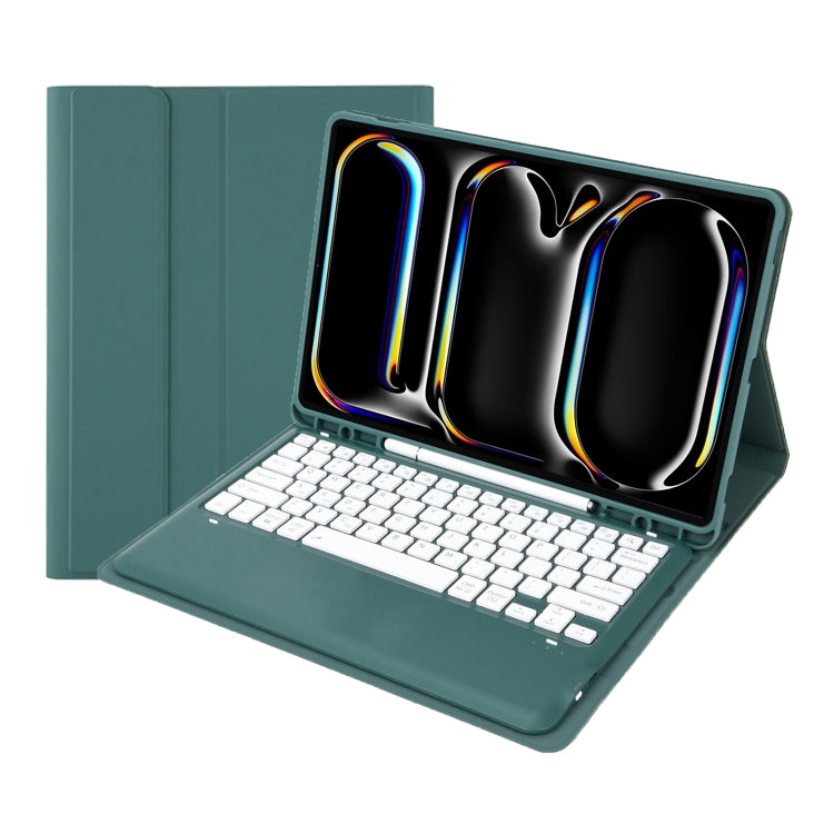 A13B Detachable Ultra-Thin Bluetooth Keyboard Leather Tablet Case with Pen Slot
