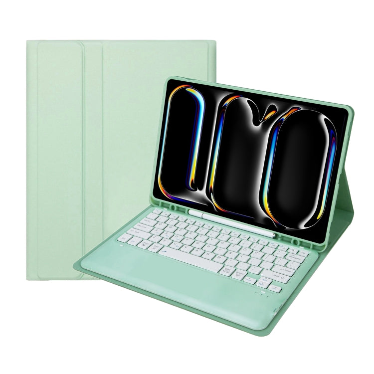 A13B Detachable Ultra-Thin Bluetooth Keyboard Leather Tablet Case with Pen Slot