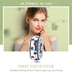 DIY Beaded Bracelet Accessories S925 Pure Silver Beads For The First Time