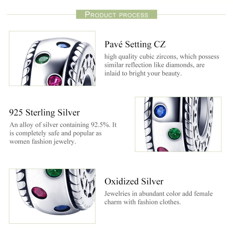 DIY Beaded Bracelet Accessories S925 Pure Silver Beads For The First Time