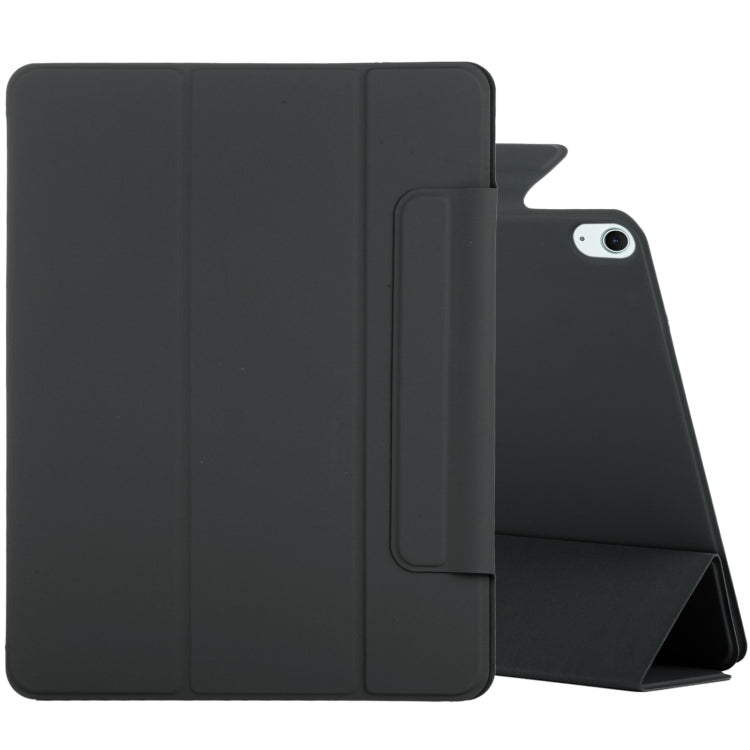 Double-sided Clip Fixed Buckle Magnetic PU Leather Smart Tablet Case