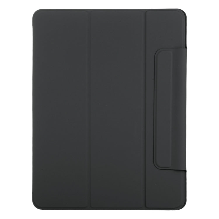Double-sided Clip Fixed Buckle Magnetic PU Leather Smart Tablet Case