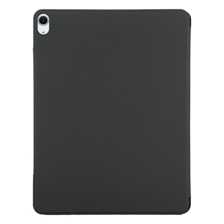 Double-sided Clip Fixed Buckle Magnetic PU Leather Smart Tablet Case