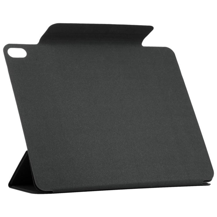 Double-sided Clip Fixed Buckle Magnetic PU Leather Smart Tablet Case