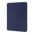 Deformation Transparent Acrylic Leather Tablet Case