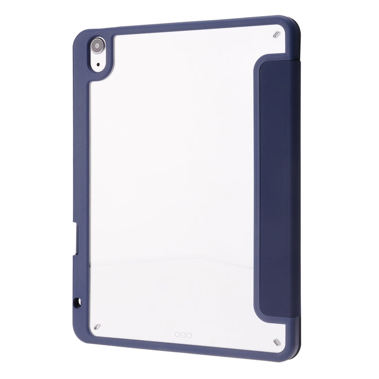 Deformation Transparent Acrylic Leather Tablet Case