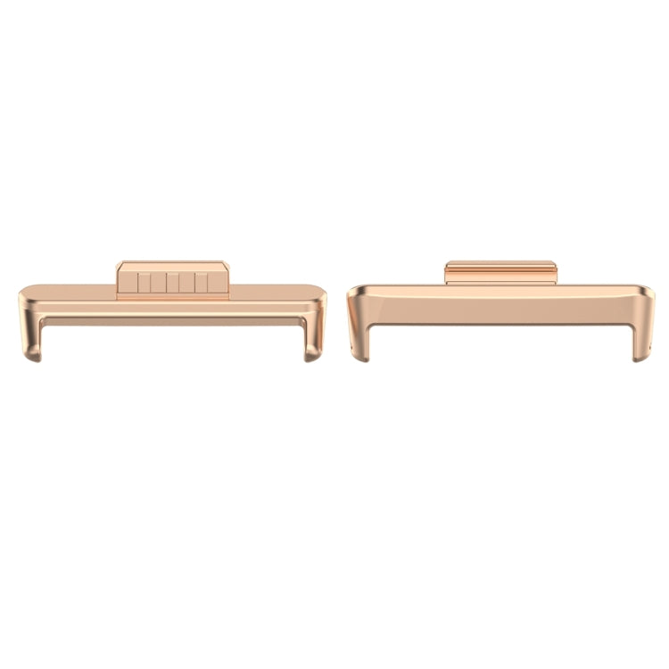 20mm 1 Pair Stainless Steel Metal Watch Band Connector — Gold