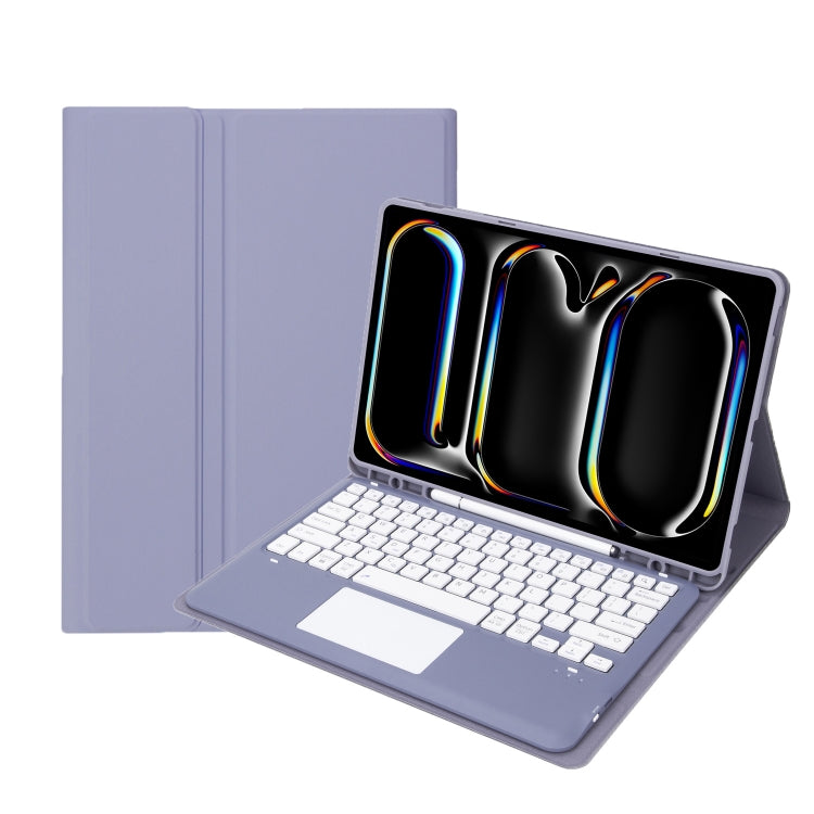 A14B-A Detachable Ultra-Thin Bluetooth Touch Keyboard Leather Tablet Case with Pen Slot