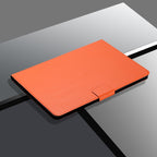 Pure Color Smart Leather Tablet Case