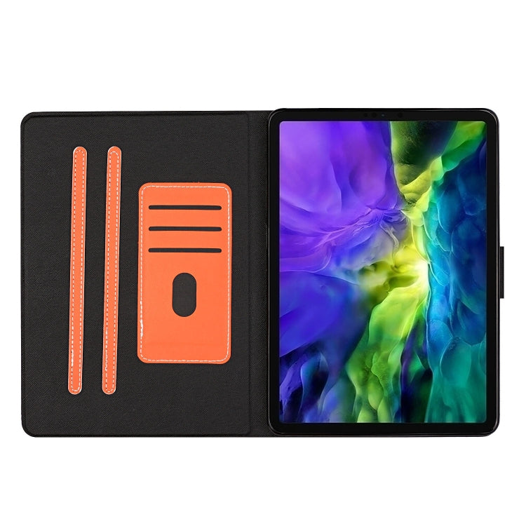 Pure Color Smart Leather Tablet Case