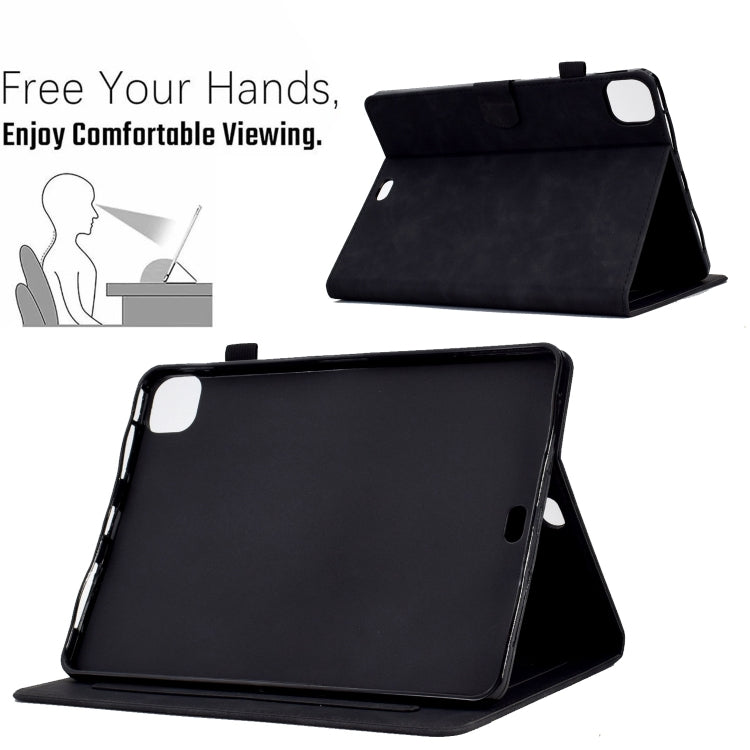 Embossed Smile Smart Leather Tablet Case