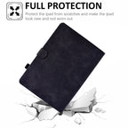 Embossed Smile Smart Leather Tablet Case