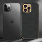 Electroplating Lambskin Leather Phone Case — view 13