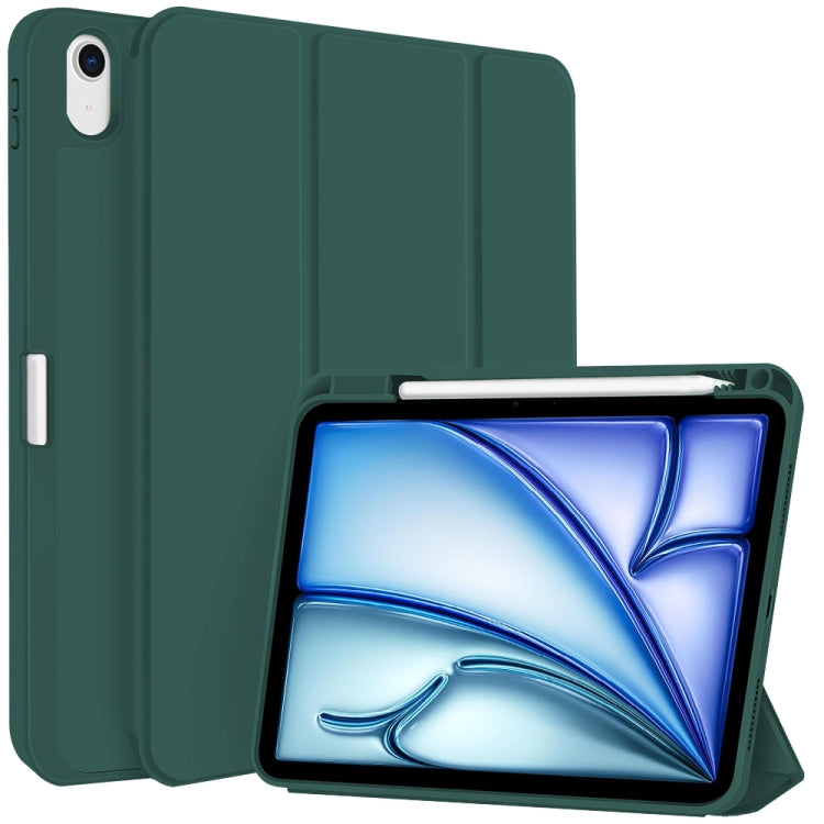 3-fold TPU Smart Leather Tablet Case with Pen Slot