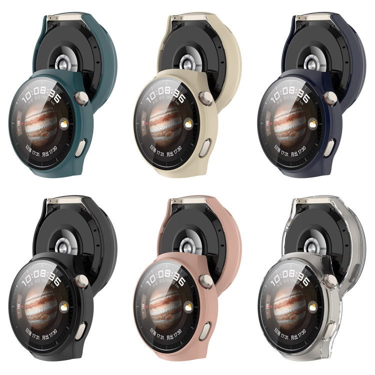 PC + Curved Glass Film Integrated Watch Protective Case