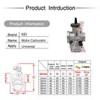 Universal Motorcycle Carburetor Carb Motor Carburetor